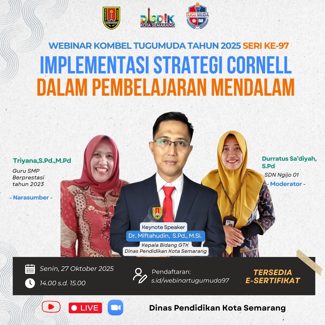 WEBINAR KOMUNITAS BELAJAR TUGUMUDA SERI KE-97